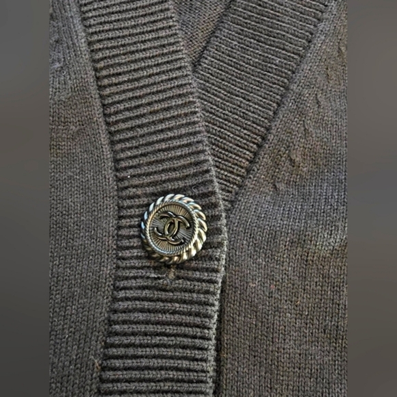 Uniform Cardigan black buttons size  xxxl - Picture 12 of 15